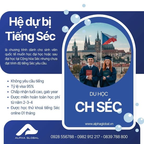 Lợi ích của khóa học dự bị ở séc – Cơ hội du học tại châu âu