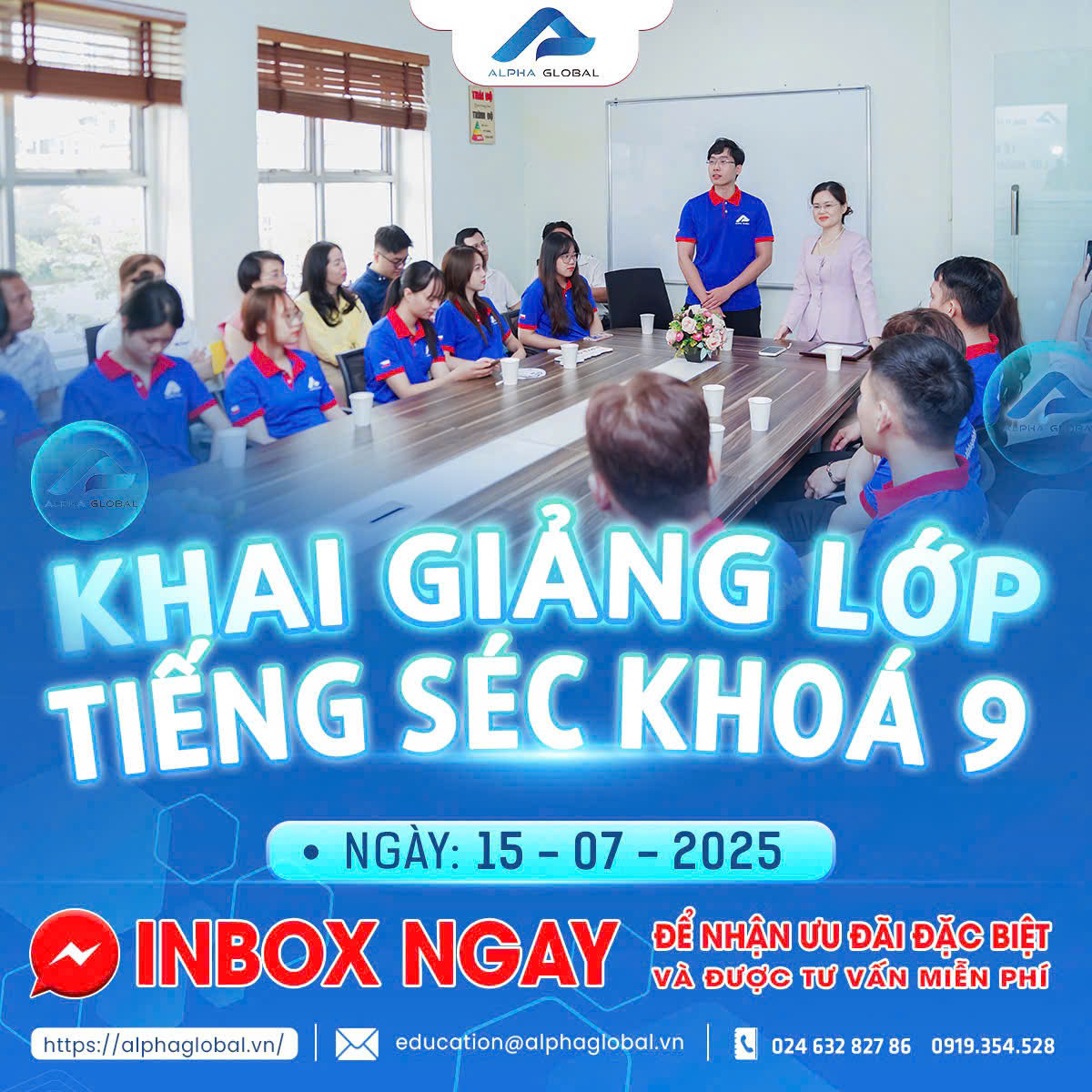 🌟 KHAI GIẢNG LỚP TIẾNG SÉC CƠ BẢN – HÀNH TRÌNH 3 THÁNG CHINH PHỤC NGÔN NGỮ MỚI! 🌟