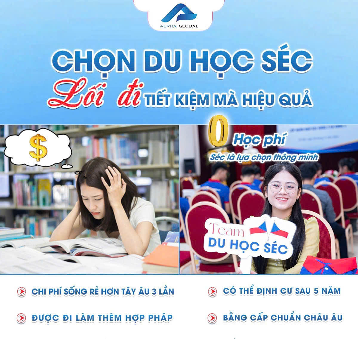 HỌC BỔNG CỦA CÁC TRƯỜNG TOP ĐẦU TẠI SÉC