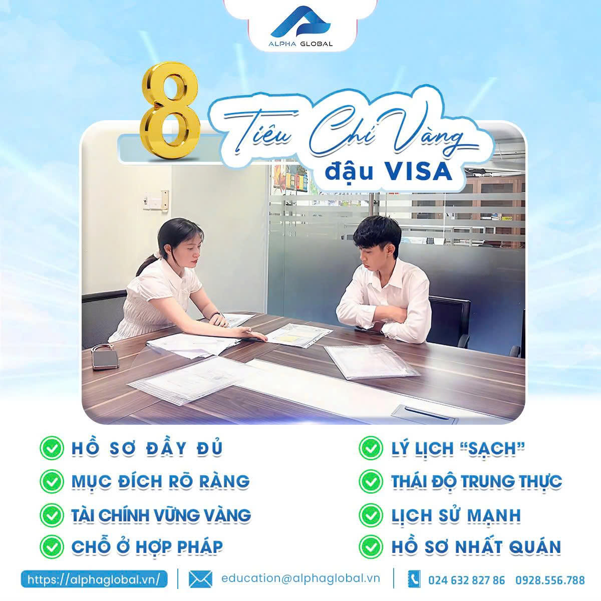 8 TIÊU CHÍ VÀNG ĐẬU VISA DU HỌC SÉC
