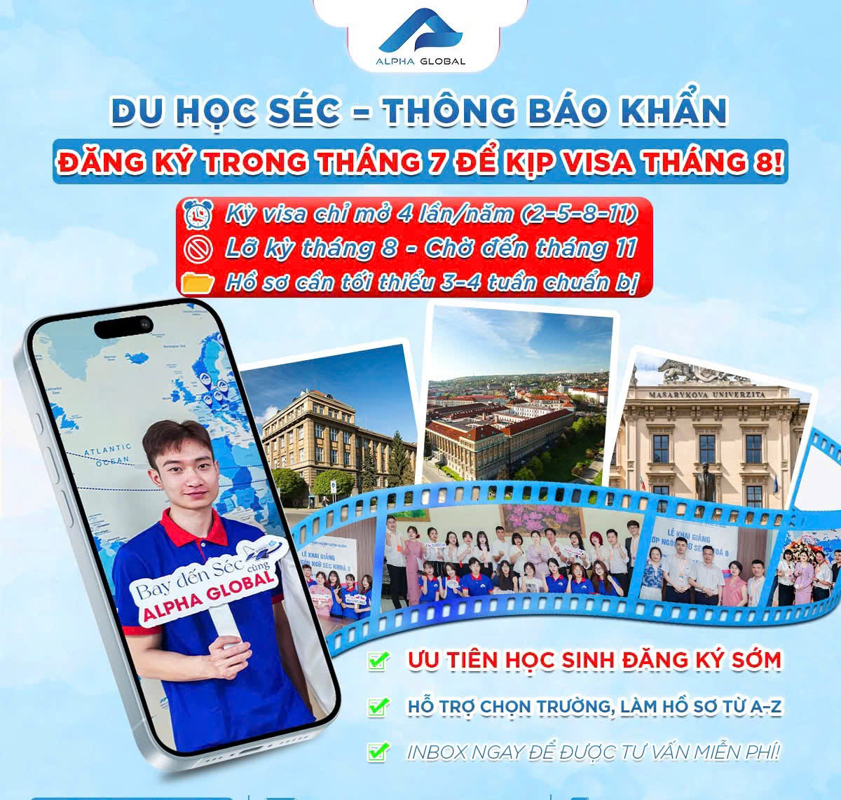 ĐĂNG KÝ THÁNG 7 KỊP VIZA THÁNG 8 
